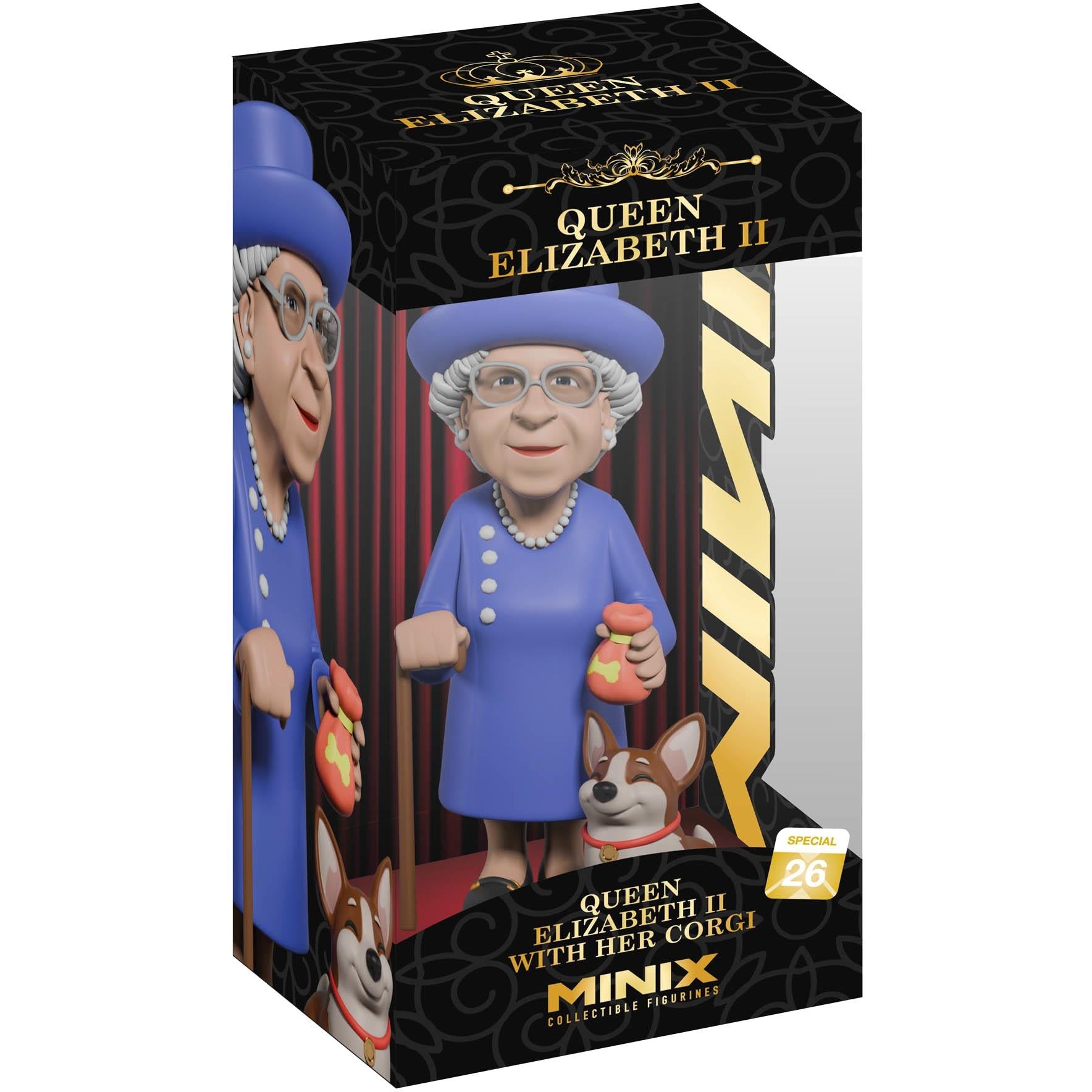 Minix: Queen Elizabeth II (With Corgi)