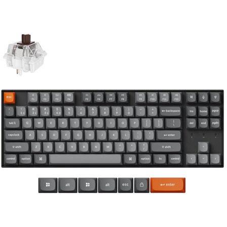 Keychron K8 Max QMK RGB Backlight Wireless Mechanical Keyboard (Super Brown Switch - Hot Swappable)