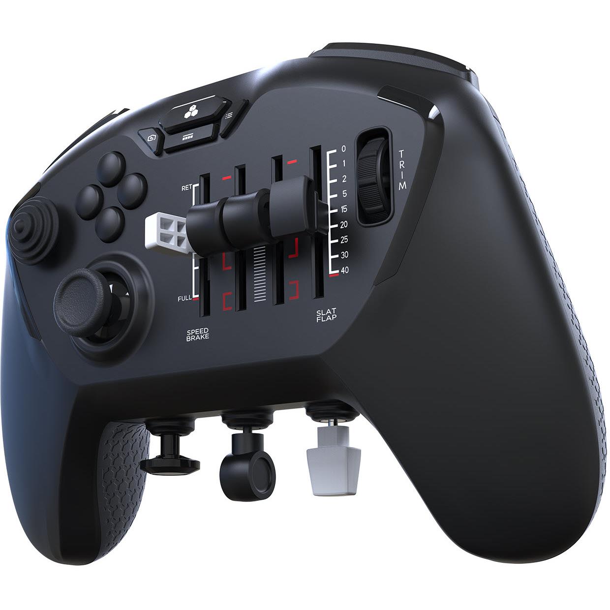 Honeycomb Echo handheld wireless aviation controller in black, image 2 - Electronic Gaming Accessories at Tech Supply Shed NZ