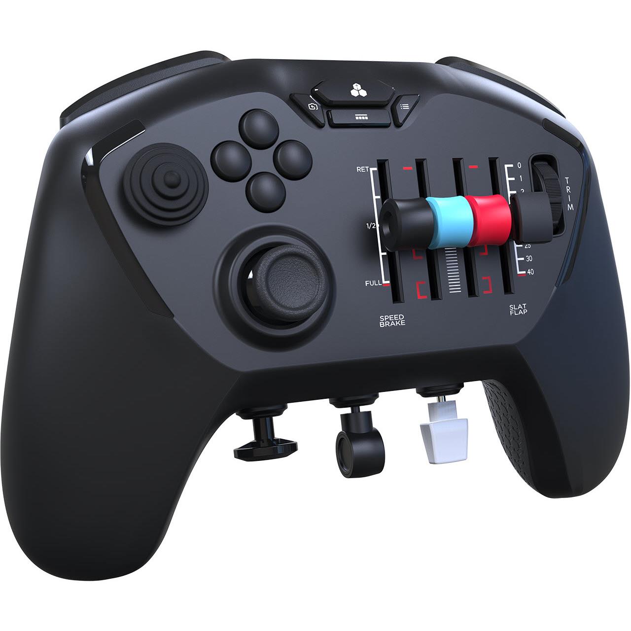 Honeycomb Echo handheld wireless aviation controller in black, image 3 - Electronic Gaming Accessories at Tech Supply Shed NZ