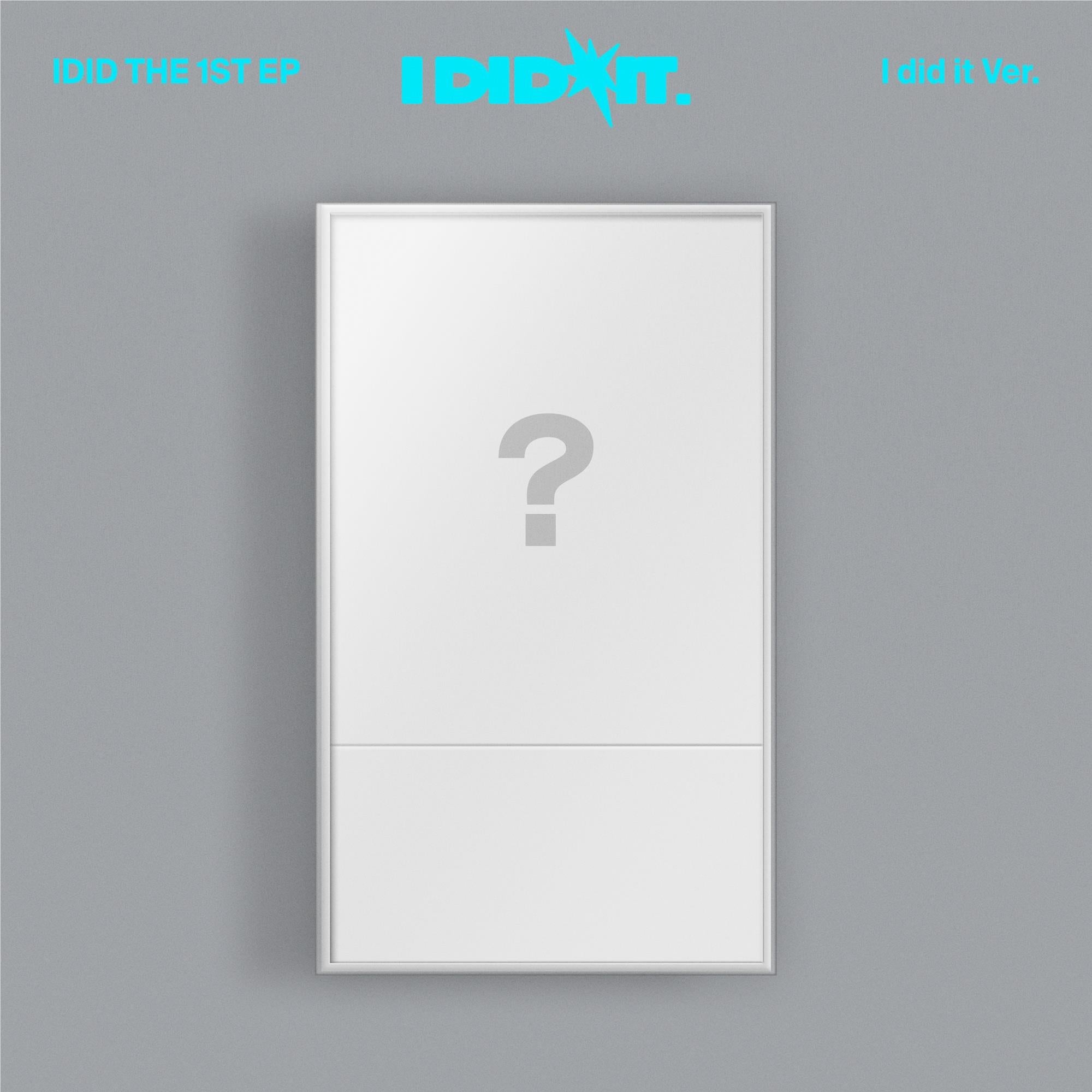 The 1st EP (I did it.) 'I did it' ver.,  By: Idid