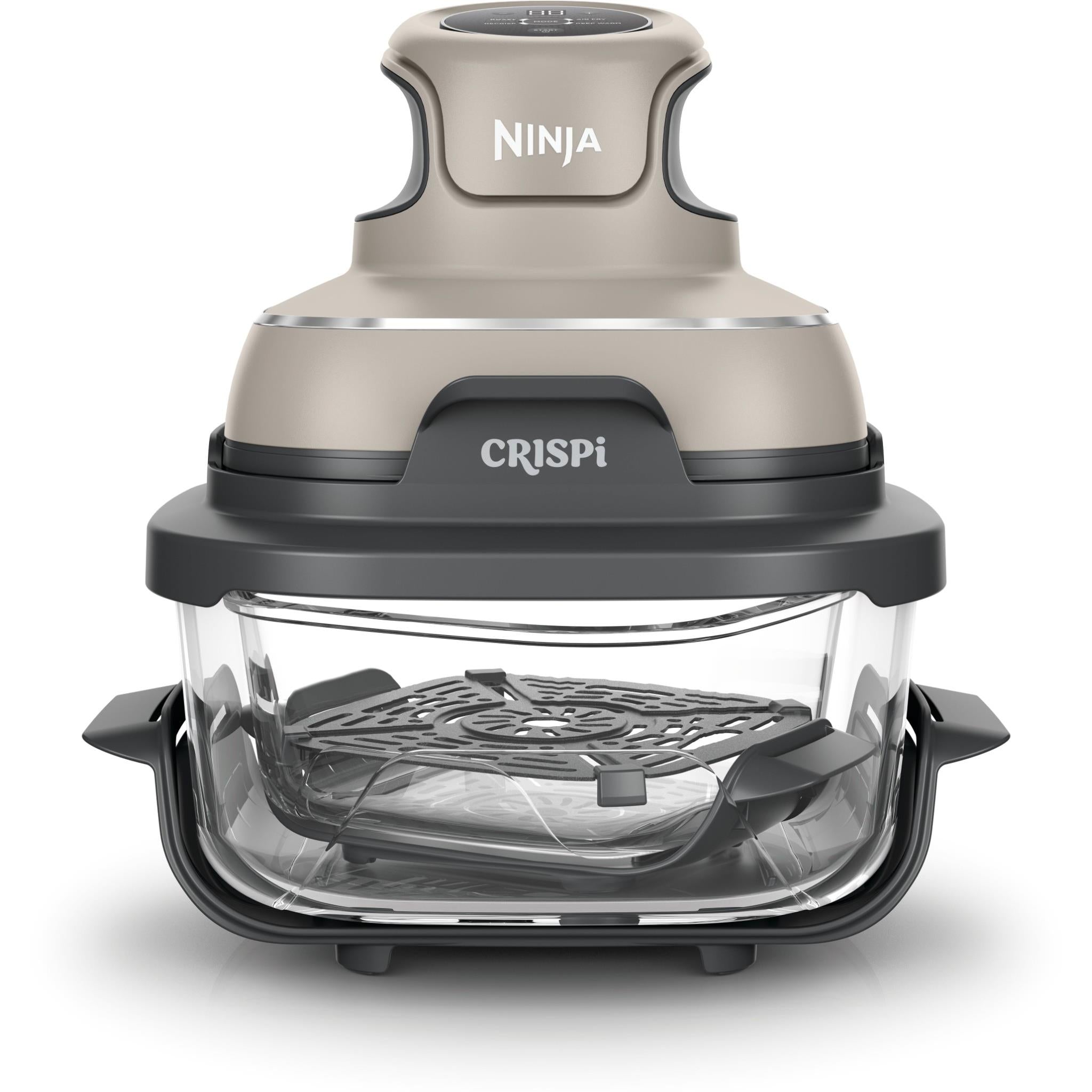Ninja Crispi 4-in-1 portable glass air fryer in Stone - Air Fryers at Tech Supply Shed NZ