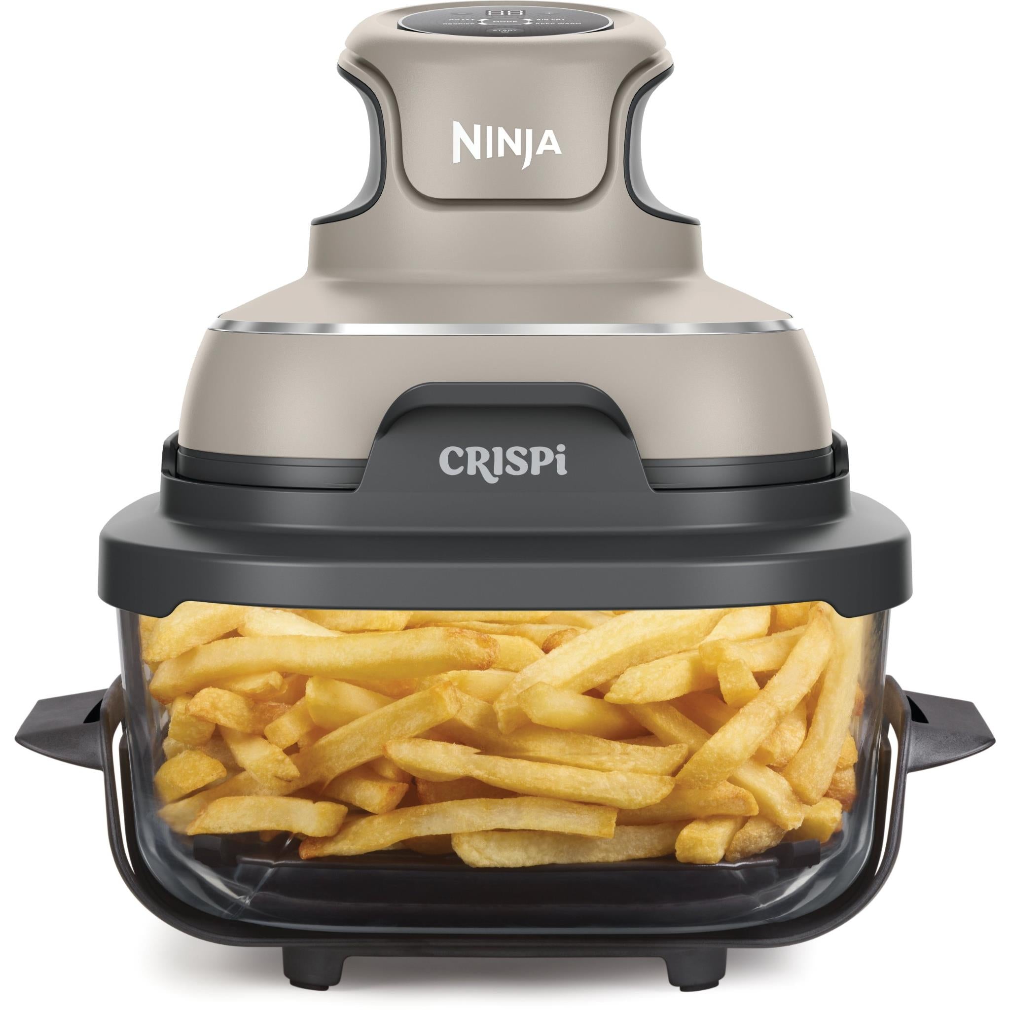 Ninja Crispi 4-in-1 portable glass air fryer in Stone, image 7 - Air Fryers at Tech Supply Shed NZ
