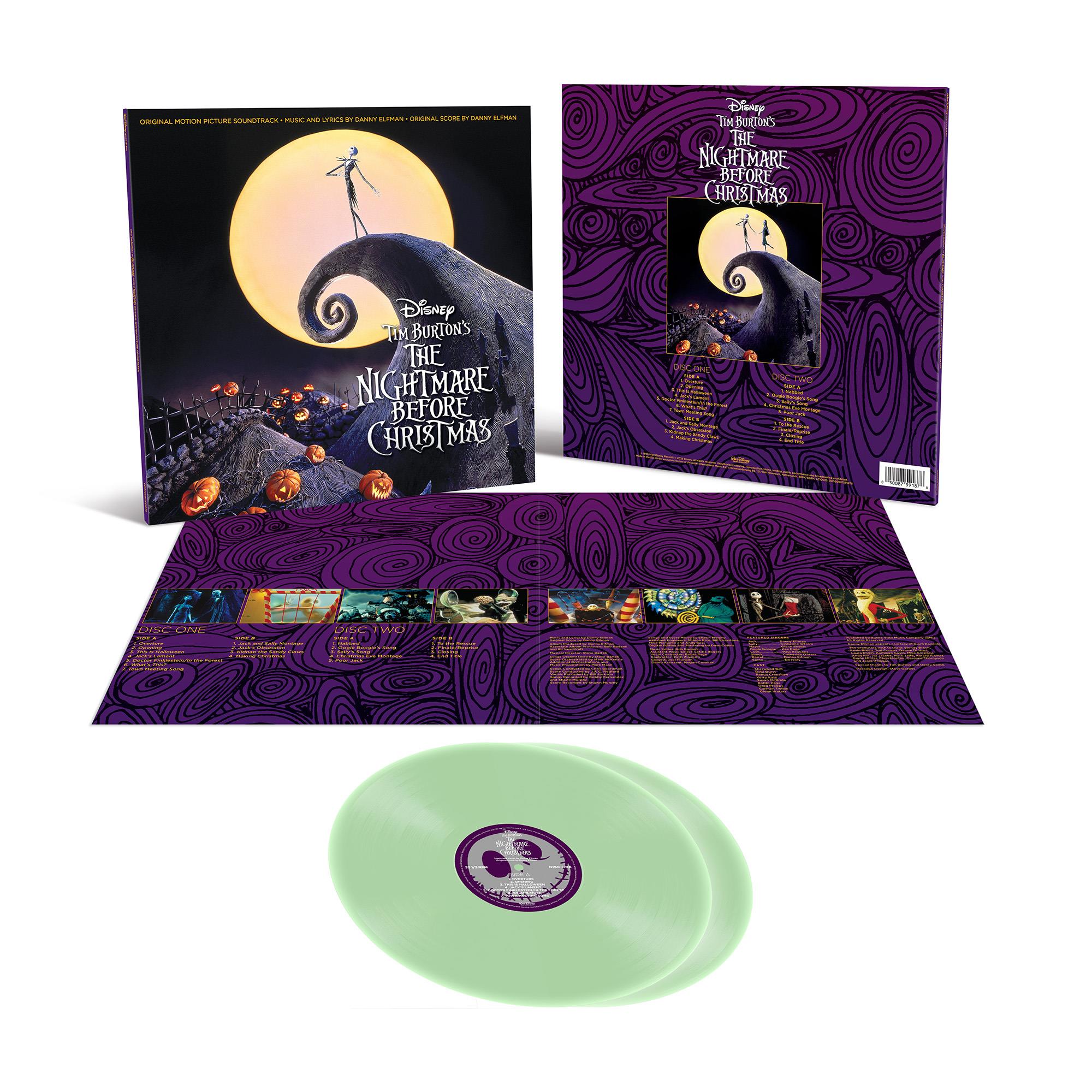 The Nightmare Before Christmas (Glow-In-The-Dark Vinyl) - By: Soundtrack And Various Artists