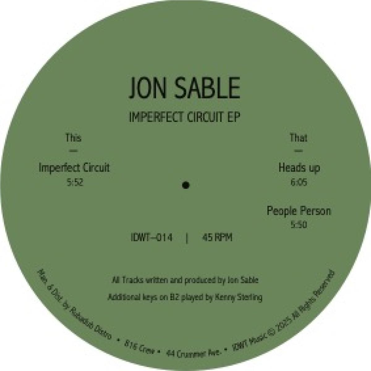 Imperfect Circuit (12'' Vinyl) - By: Jon Sable