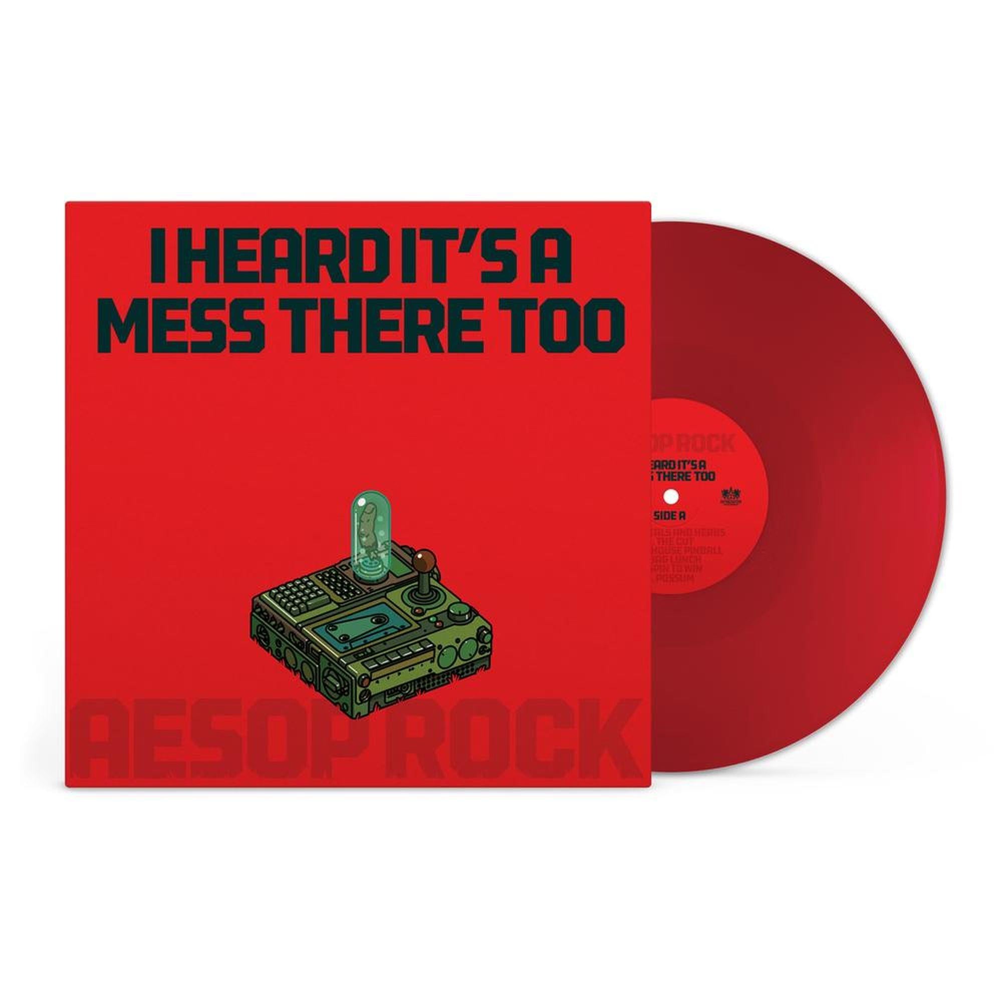 I Heard It's A Mess There Too (Apple Red Opaque Vinyl) - By: Aesop Rock