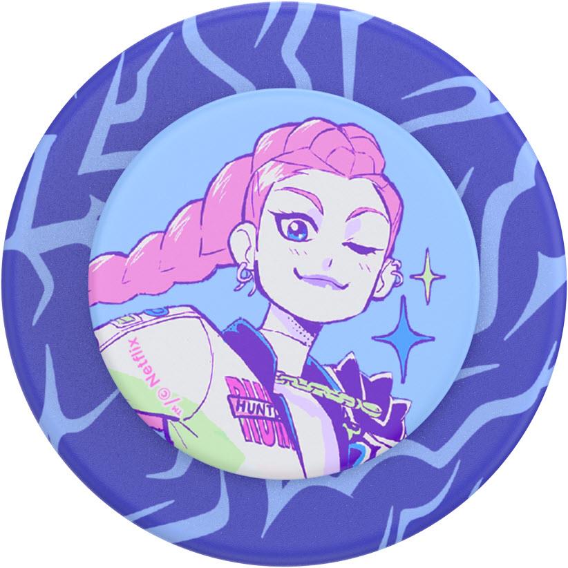 K-Pop Demon Hunters x PopSockets PopGrip MagSafe (Huntrix Rumi)