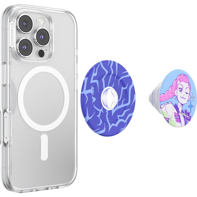 K-Pop Demon Hunters x PopSockets PopGrip MagSafe (Huntrix Rumi)