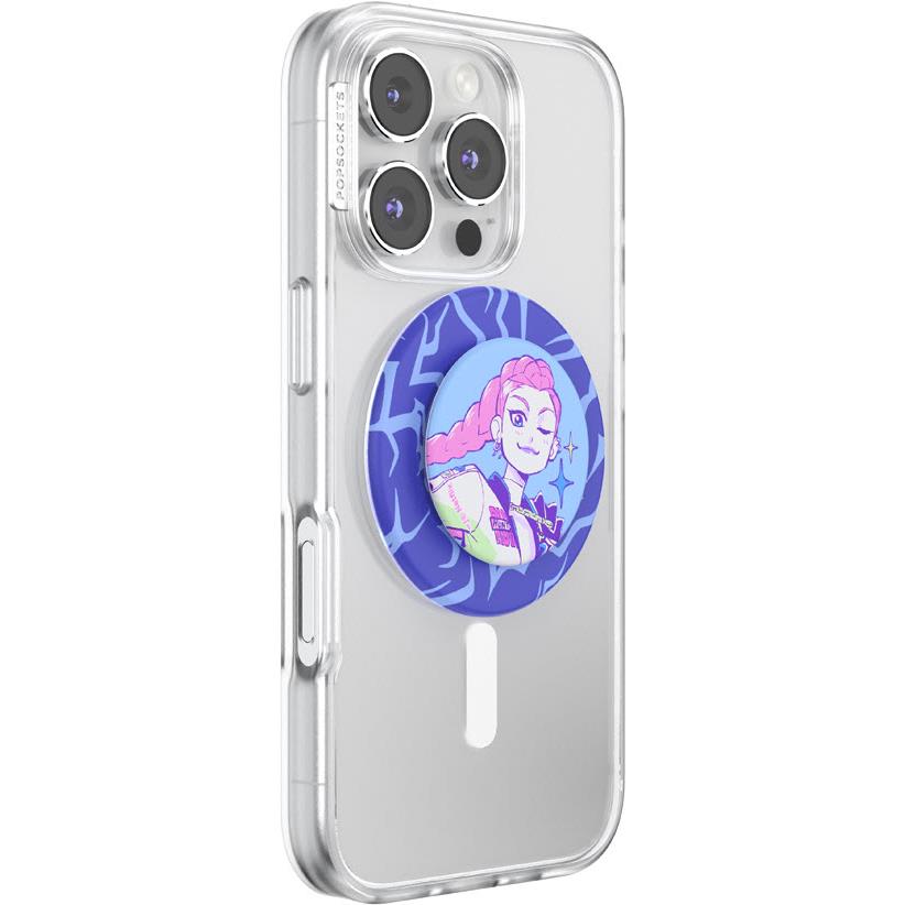 K-Pop Demon Hunters x PopSockets PopGrip MagSafe (Huntrix Rumi)