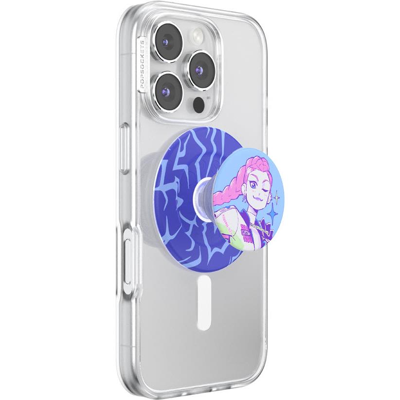 K-Pop Demon Hunters x PopSockets PopGrip MagSafe (Huntrix Rumi)