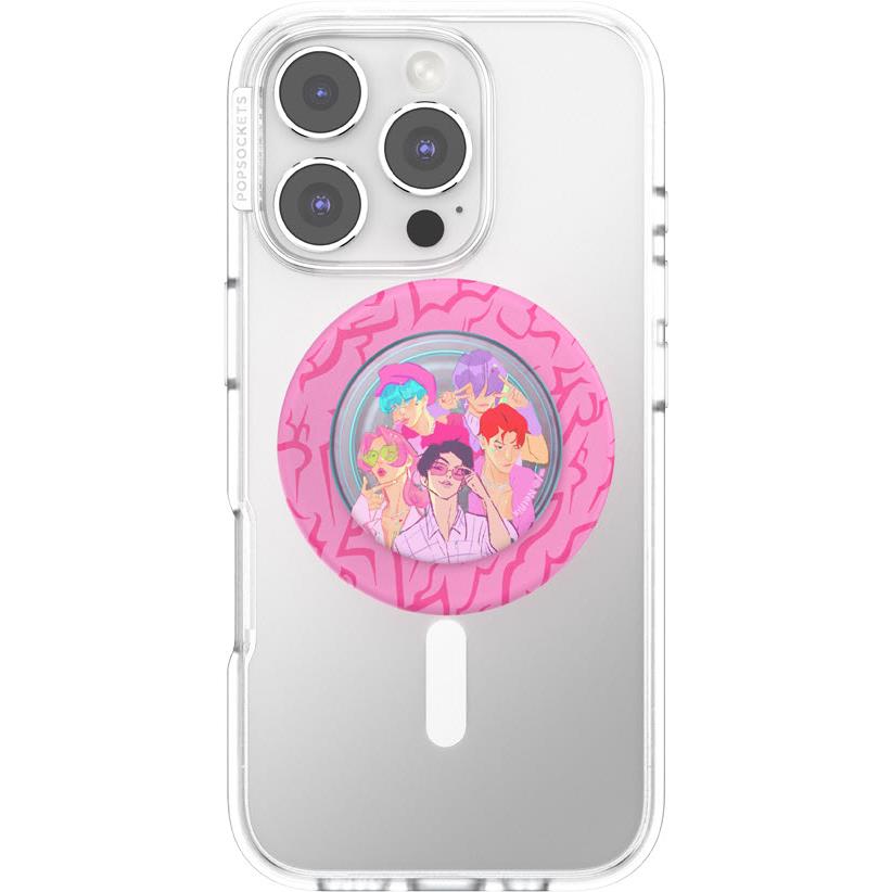 K-Pop Demon Hunters x PopSockets PopGrip MagSafe (Saja Boys)
