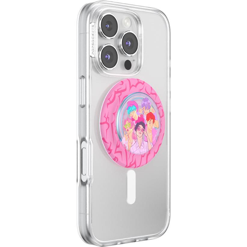 K-Pop Demon Hunters x PopSockets PopGrip MagSafe (Saja Boys)