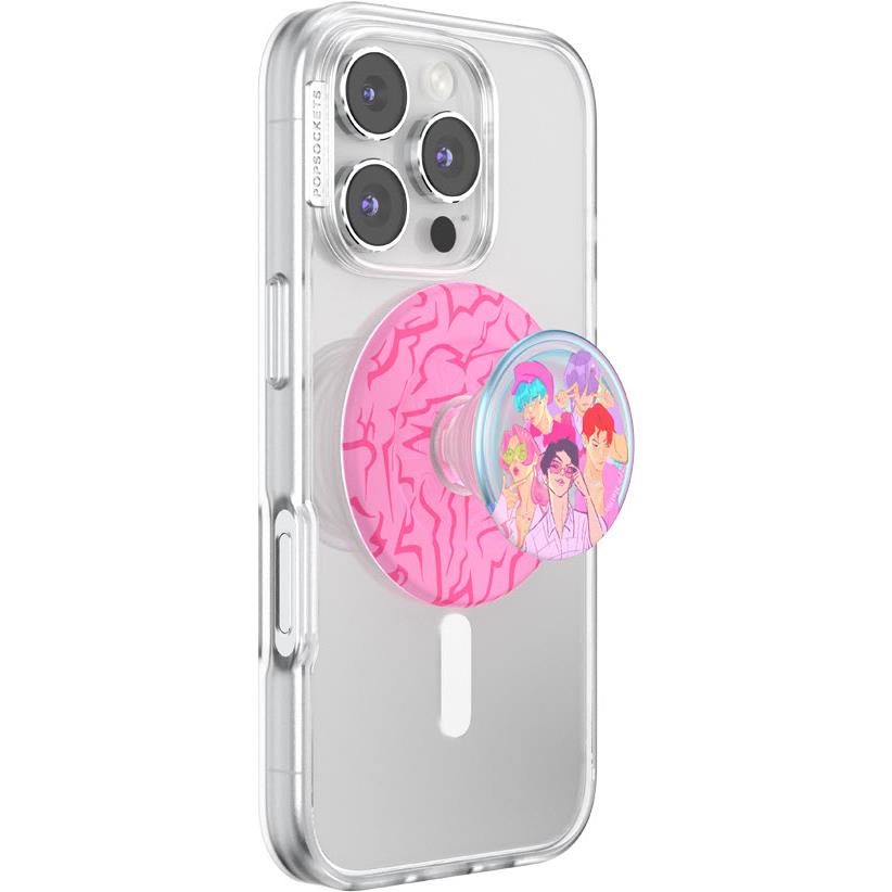 K-Pop Demon Hunters x PopSockets PopGrip MagSafe (Saja Boys)
