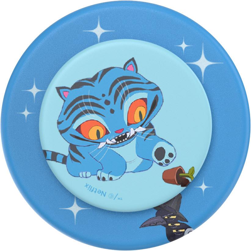 K-Pop Demon Hunters x PopSockets PopGrip MagSafe (Derpy Tiger)