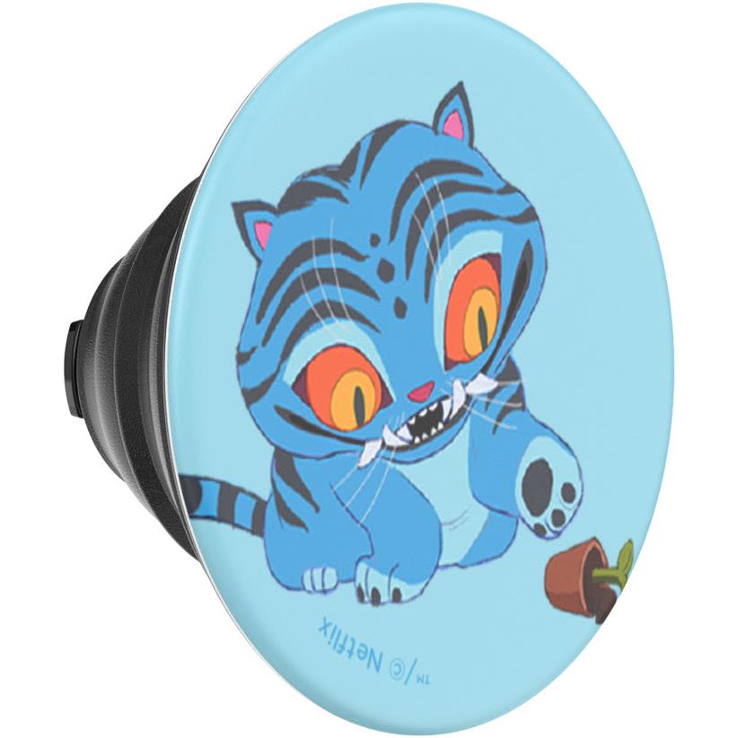 K-Pop Demon Hunters x PopSockets PopGrip MagSafe (Derpy Tiger)
