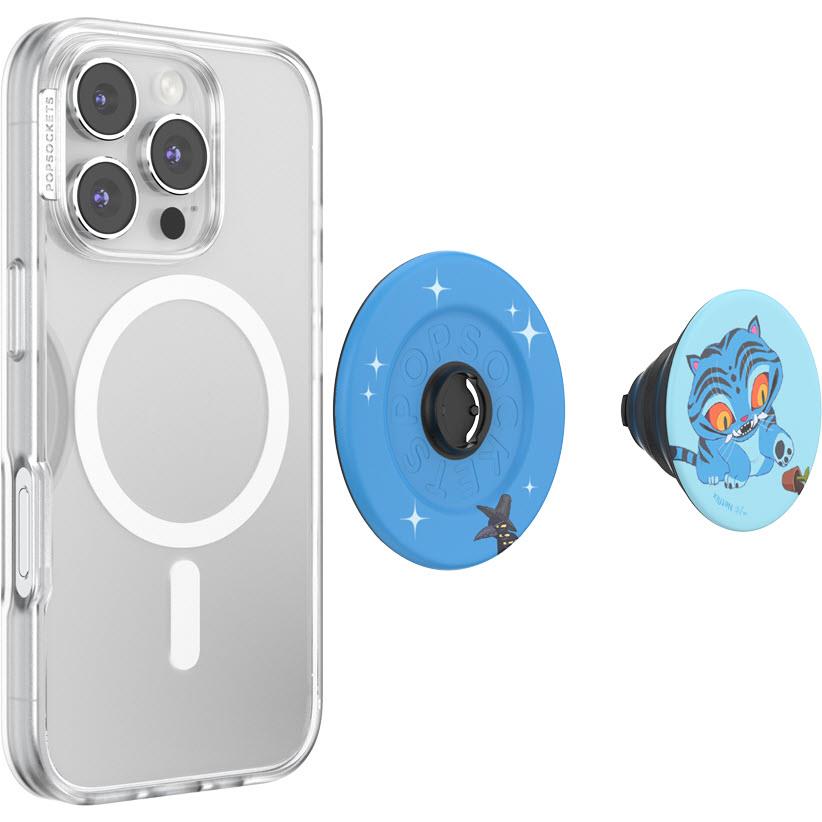 K-Pop Demon Hunters x PopSockets PopGrip MagSafe (Derpy Tiger)
