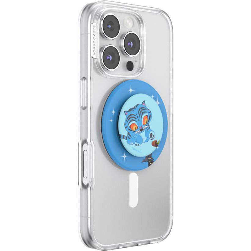 K-Pop Demon Hunters x PopSockets PopGrip MagSafe (Derpy Tiger)