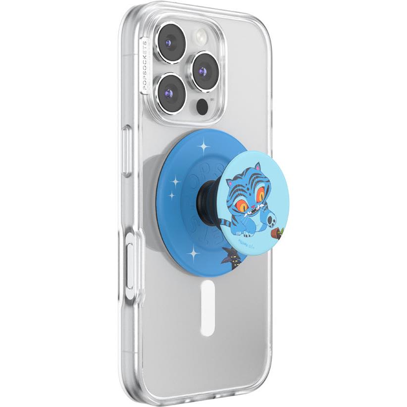K-Pop Demon Hunters x PopSockets PopGrip MagSafe (Derpy Tiger)