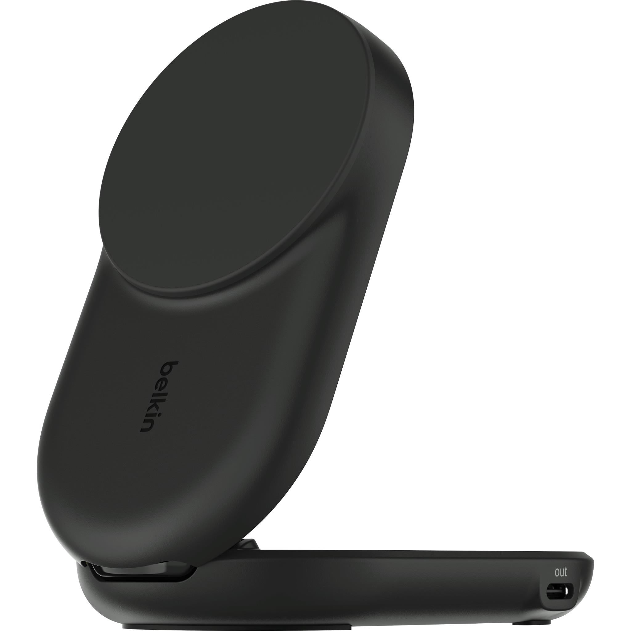 Belkin UltraCharge 2-in-1 Foldable Qi2 25W Magnetic Charger (Black)