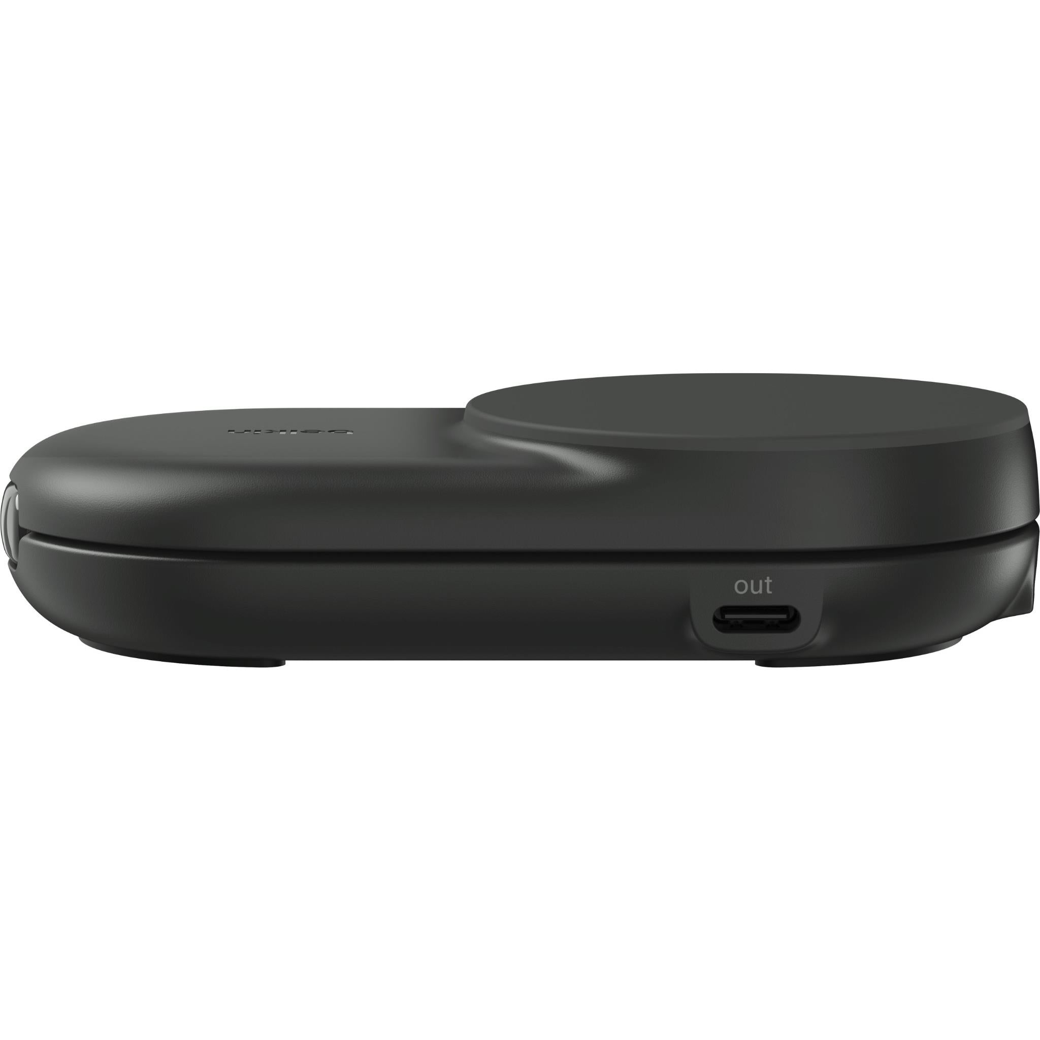 Belkin UltraCharge 2-in-1 Foldable Qi2 25W Magnetic Charger (Black)