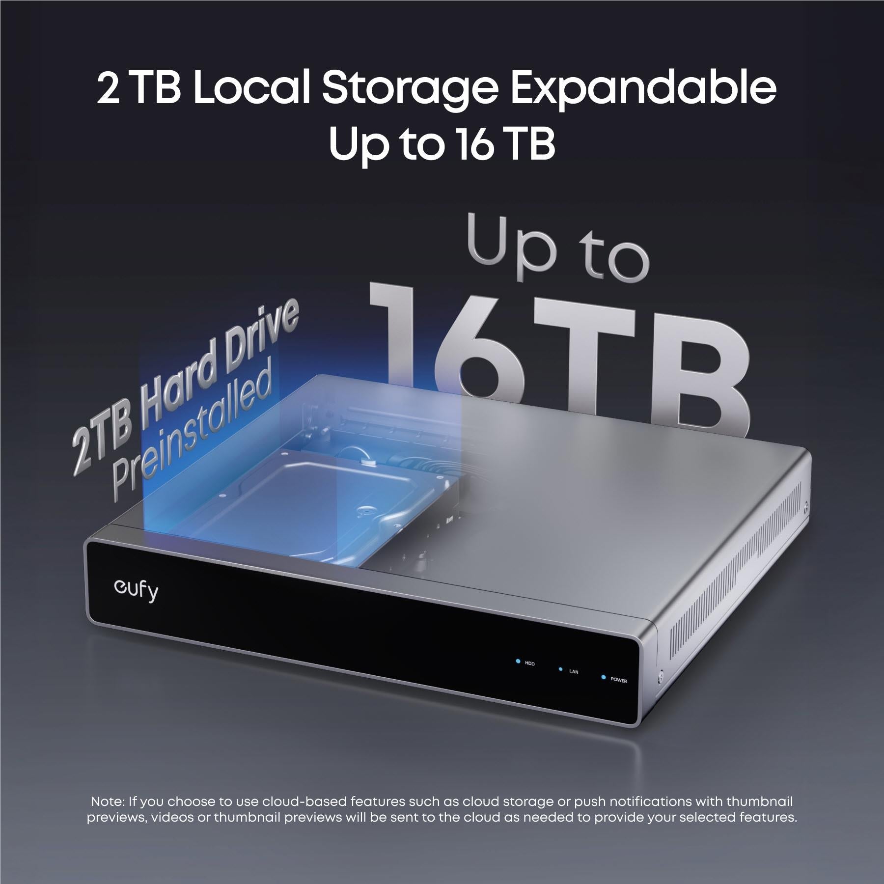 eufy E41 NVR POE 24/7 Security System [4 x Turret Cameras]