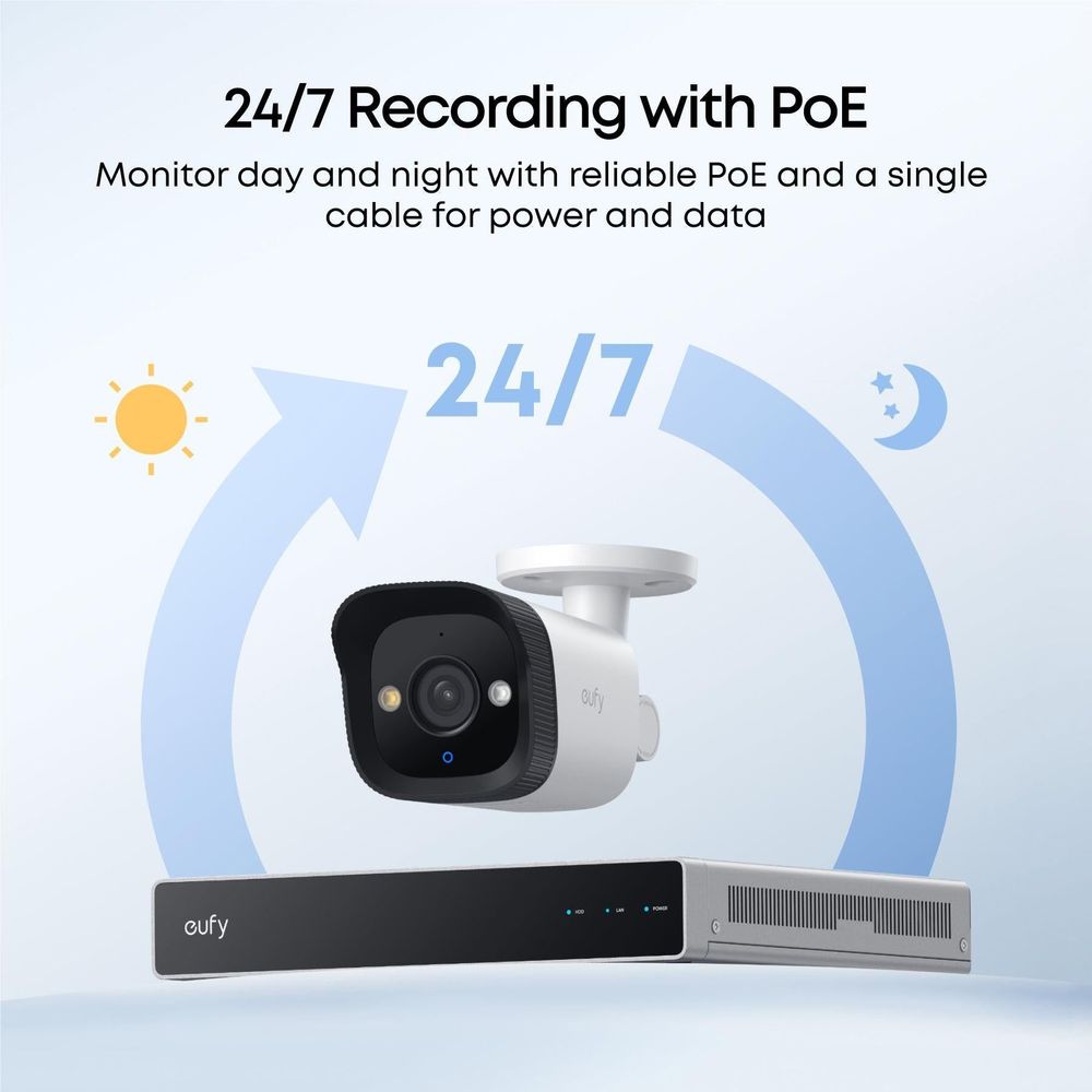eufy E40 NVR POE Bullet Add-on Security Camera