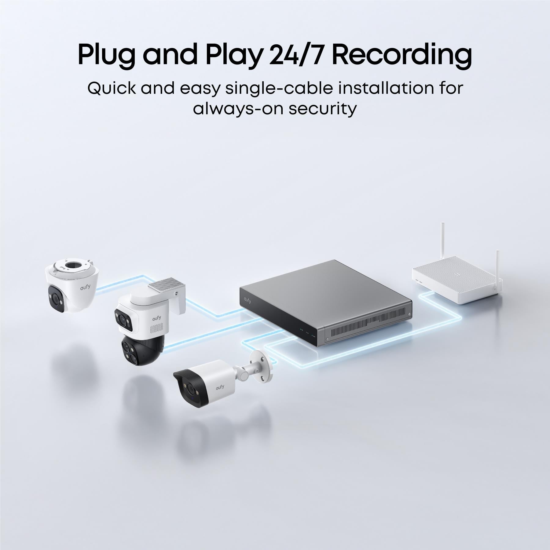 eufy E41 NVR POE Turret Add-on Security Camera