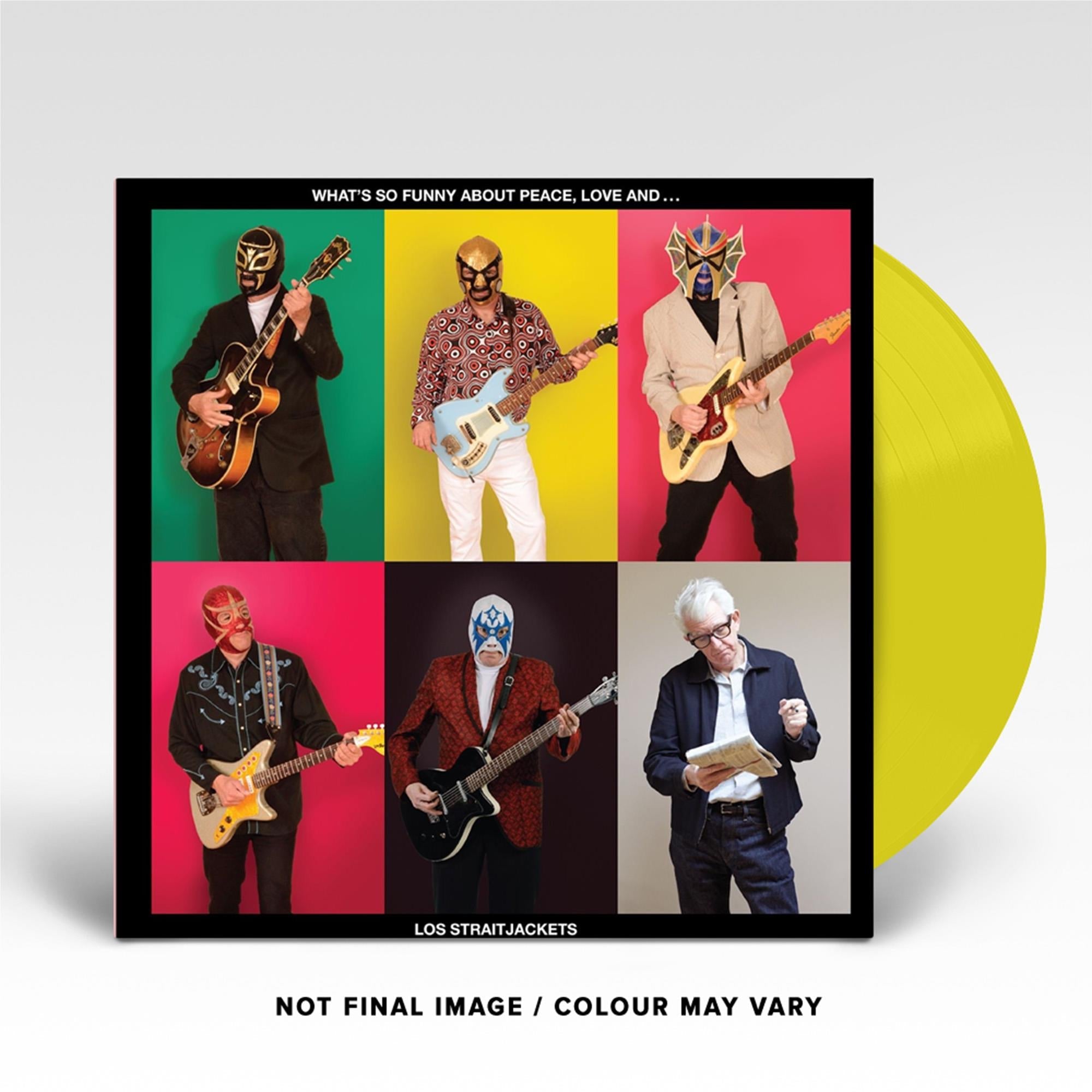 What's So Funny About Peace, Love and Los Straitjackets (Yellow Vinyl) - By:Los Straitjackets