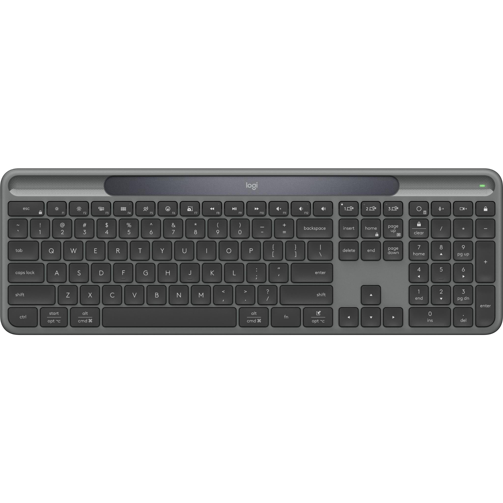 Logitech Signature Slim Solar+ Keyboard (Graphite)