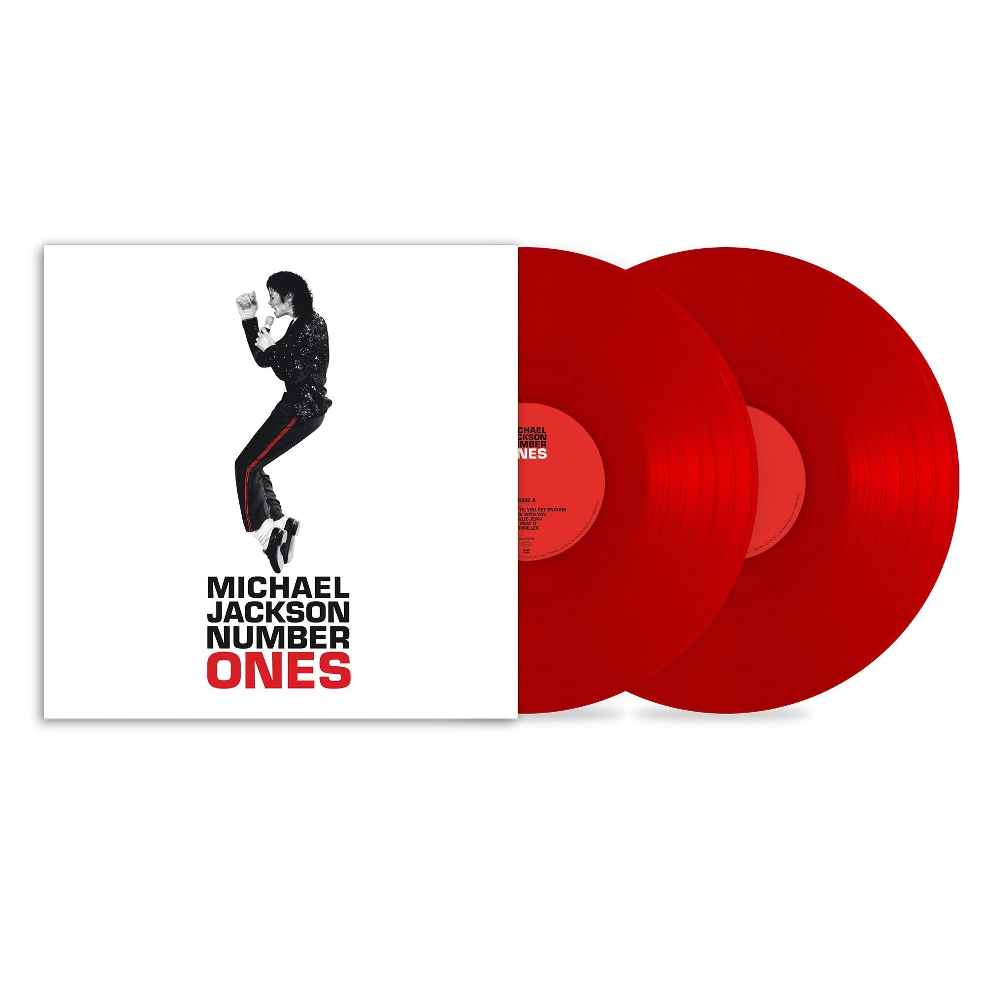 Number Ones (Opaque Red Vinyl) - By: Michael Jackson