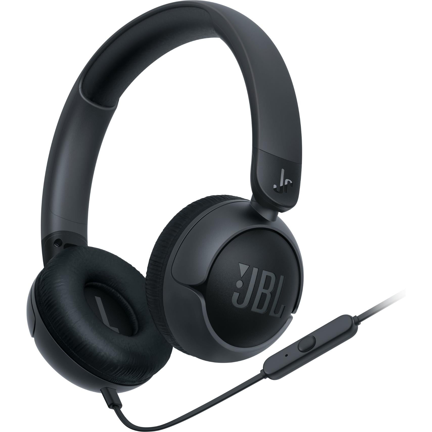 JBL JR320 Wired On-Ear Kids Headphones (Black)