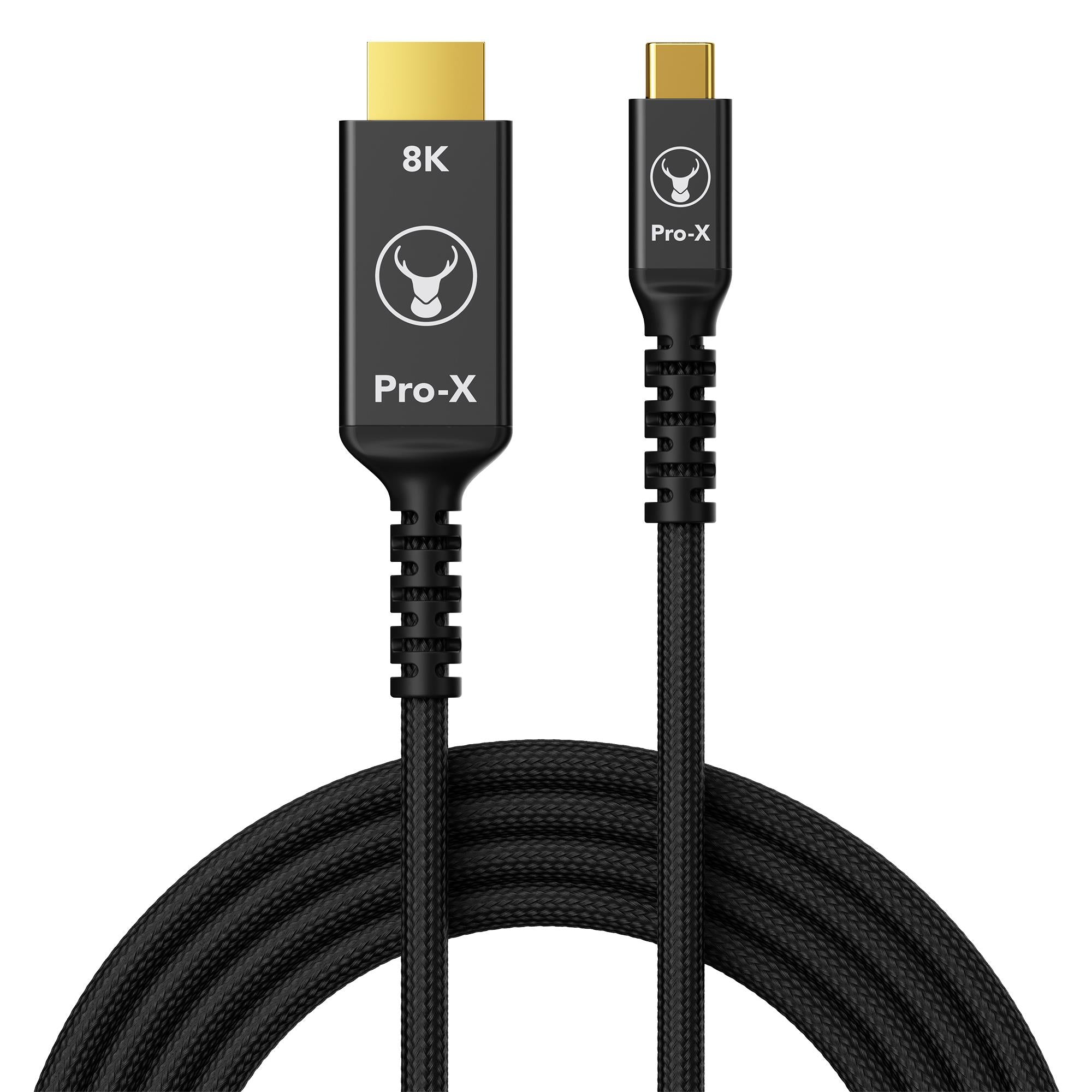 Bonelk Pro-X Long-Life 1.5m USB-C to HDMI cable in black, image 3 - HDMI Cables & Adapters at Tech Supply Shed NZ