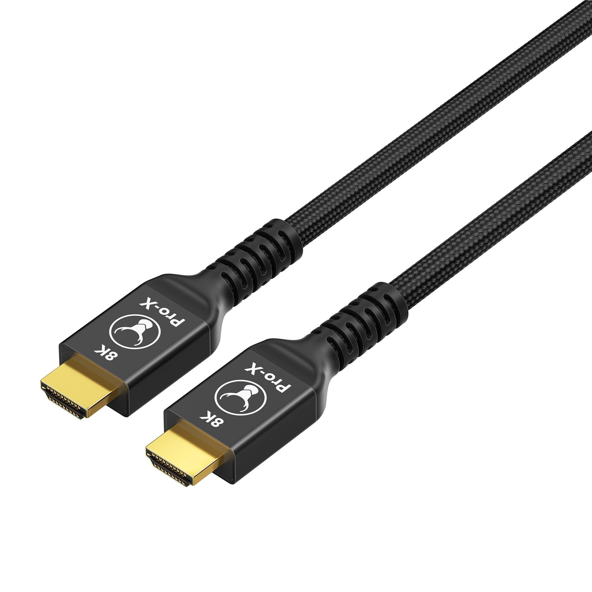 Bonelk Pro-X Long-Life 1.5m HDMI 2.1 cable in black - HDMI Cables & Adapters at Tech Supply Shed NZ