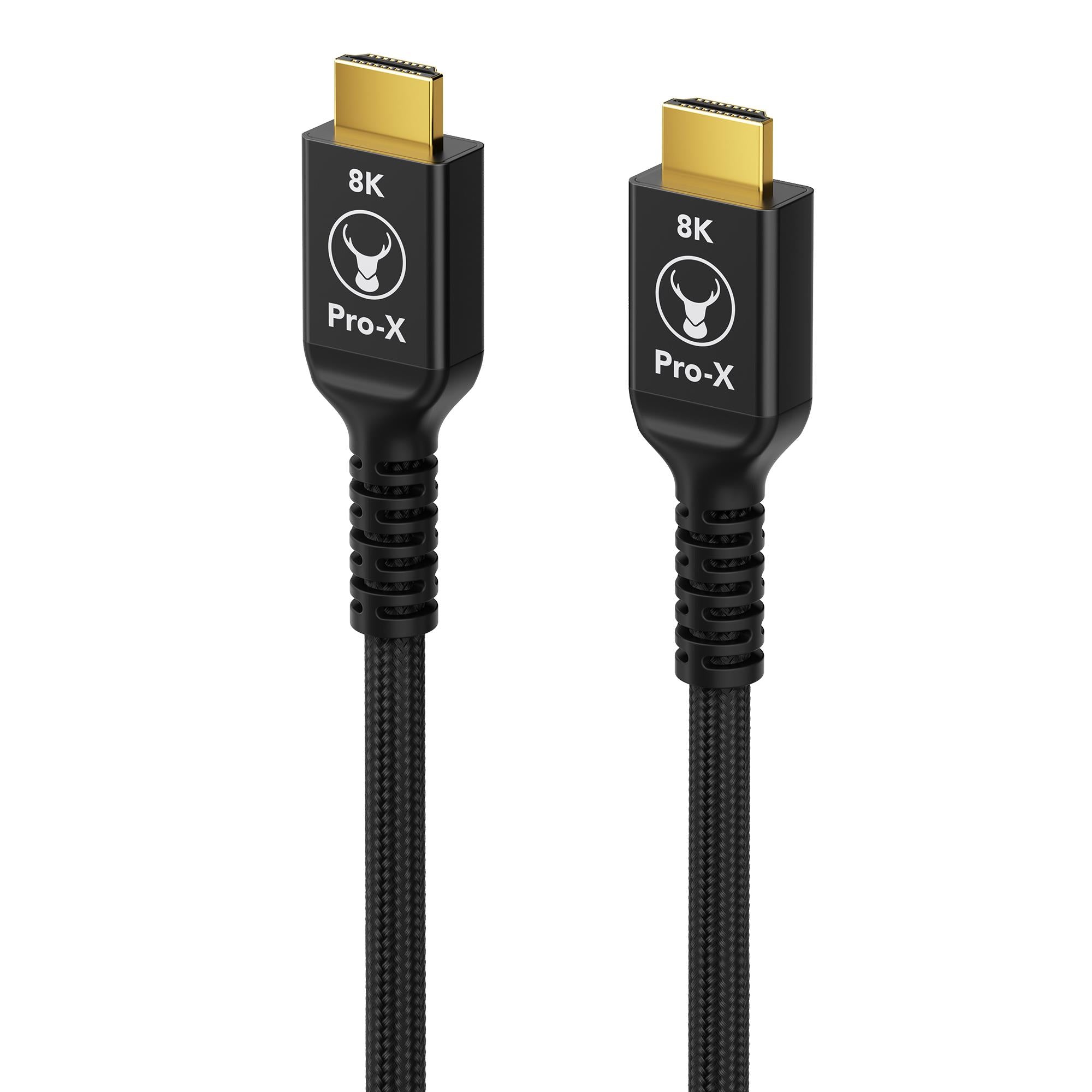 Bonelk Pro-X Long-Life 1.5m HDMI 2.1 cable in black, image 2 - HDMI Cables & Adapters at Tech Supply Shed NZ
