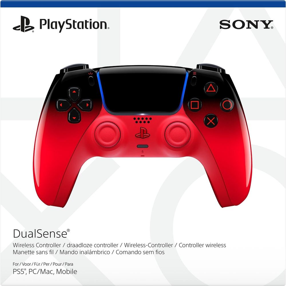 PS5 PlayStation 5 DualSense Wireless Controller - Techno Red
