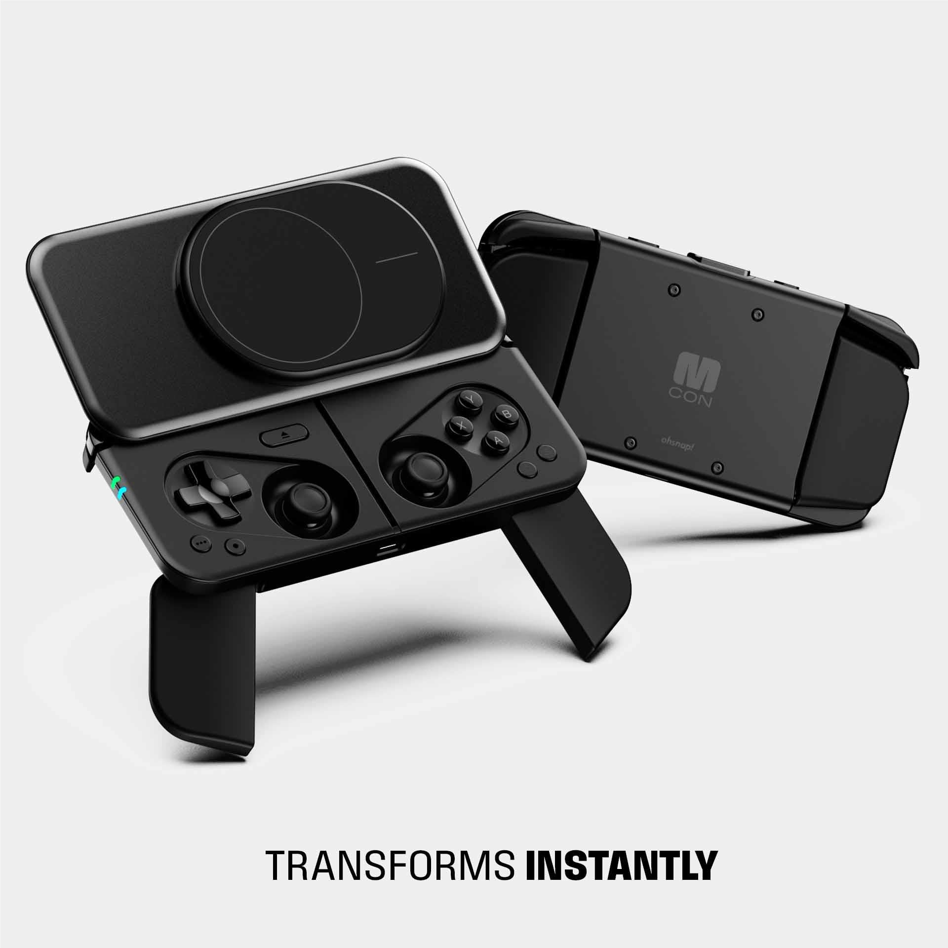 OhSnap! MCON: Magnetic Mobile Gaming Controller (Night)