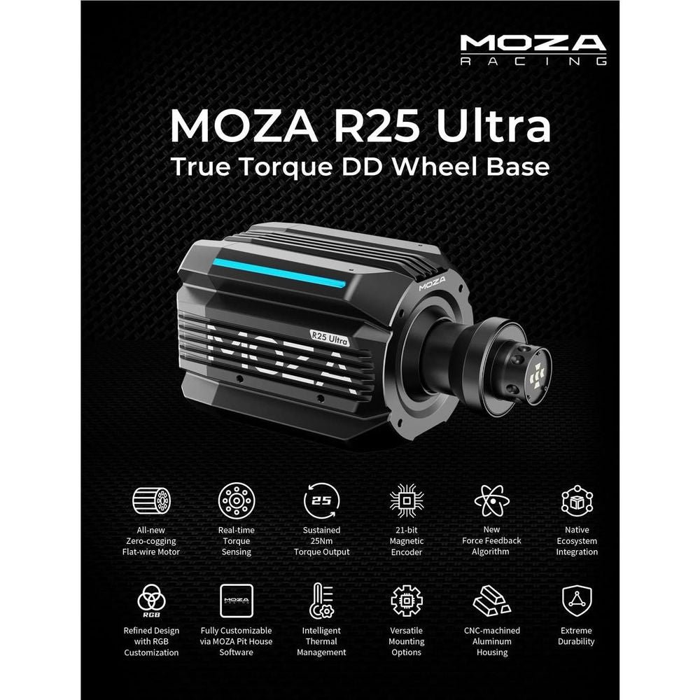 Moza R25 Ultra Direct Drive Wheel Base
