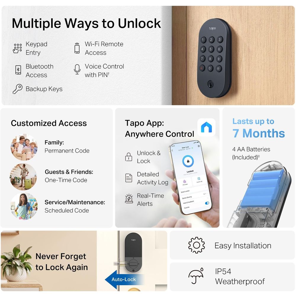 TP-Link Tapo DL100 Smart Door Lock