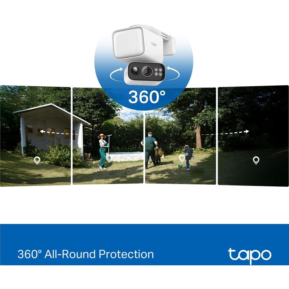 TP-Link Tapo C615F Solar-Powered Floodlight Pan/Tilt Security Camera Kit