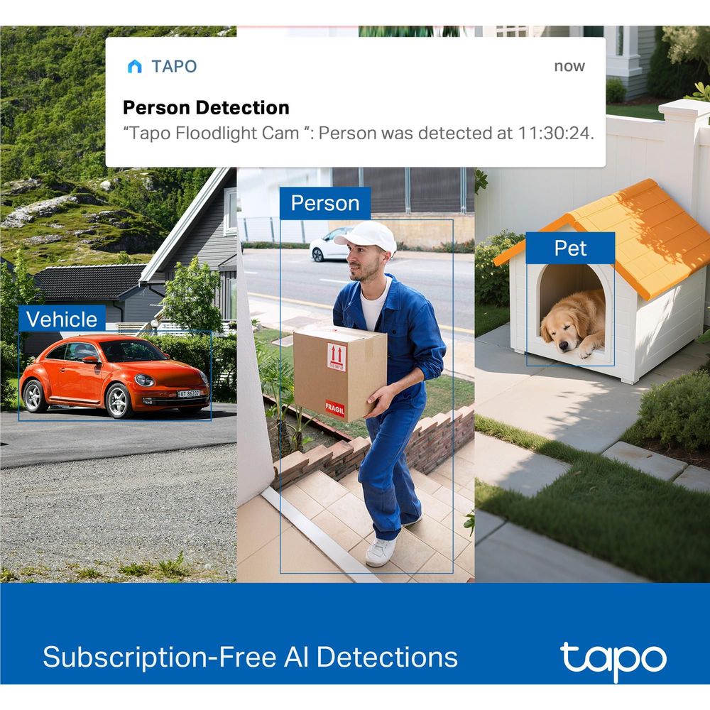 TP-Link Tapo C615F Solar-Powered Floodlight Pan/Tilt Security Camera Kit