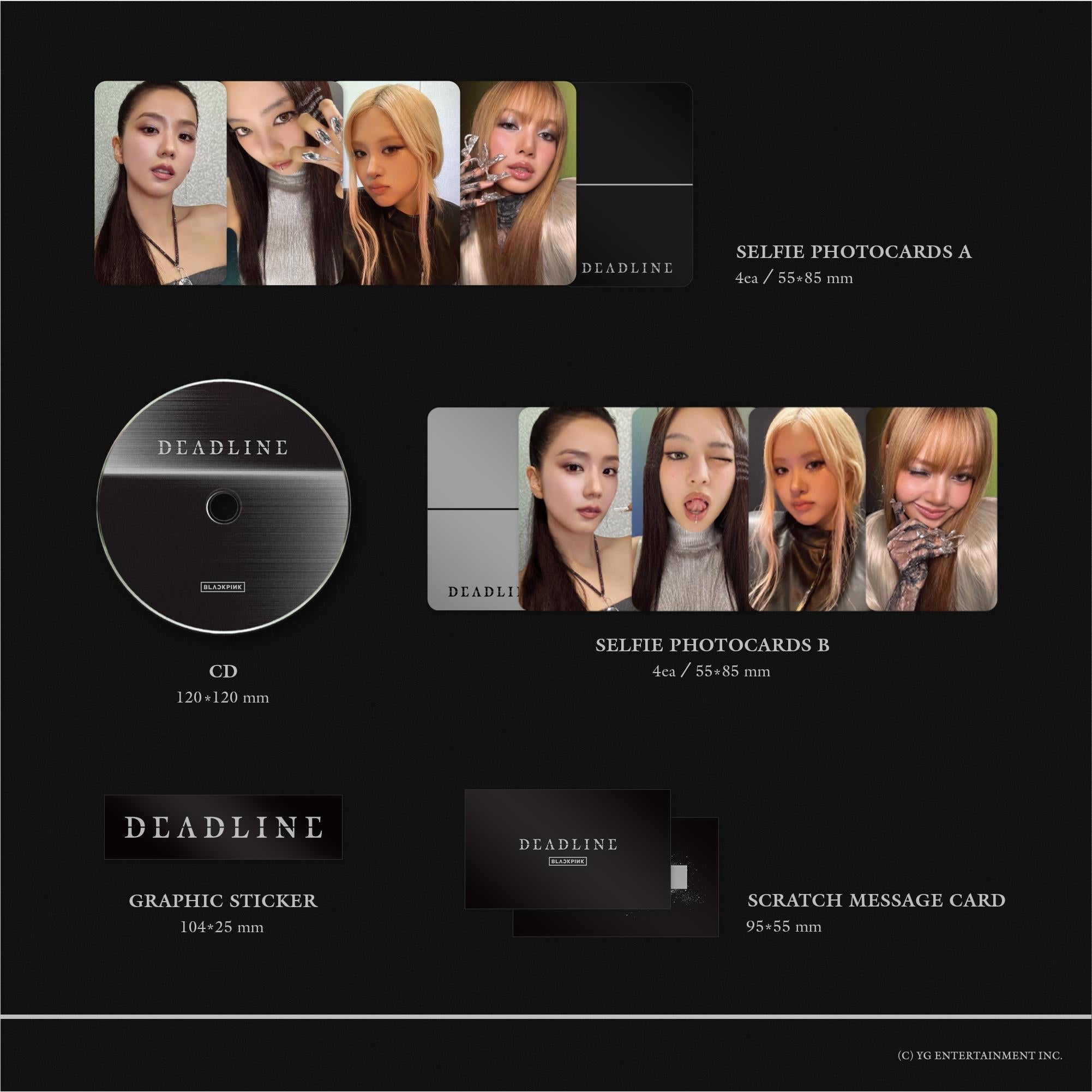 BLACKPINK 3rd MINI ALBUM [DEADLINE] GRAY Ver., By: Blackpink