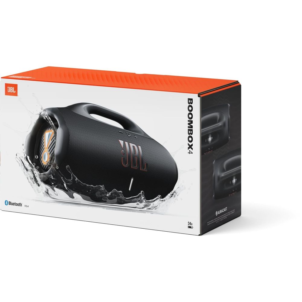 JBL Boombox 4 Portable Bluetooth Speaker (Black)