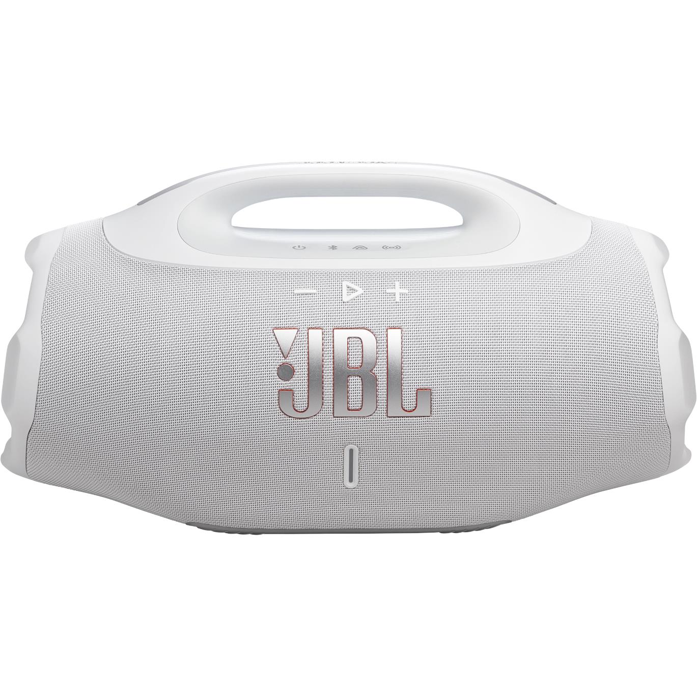 JBL Boombox 4 Portable Bluetooth Speaker (White)