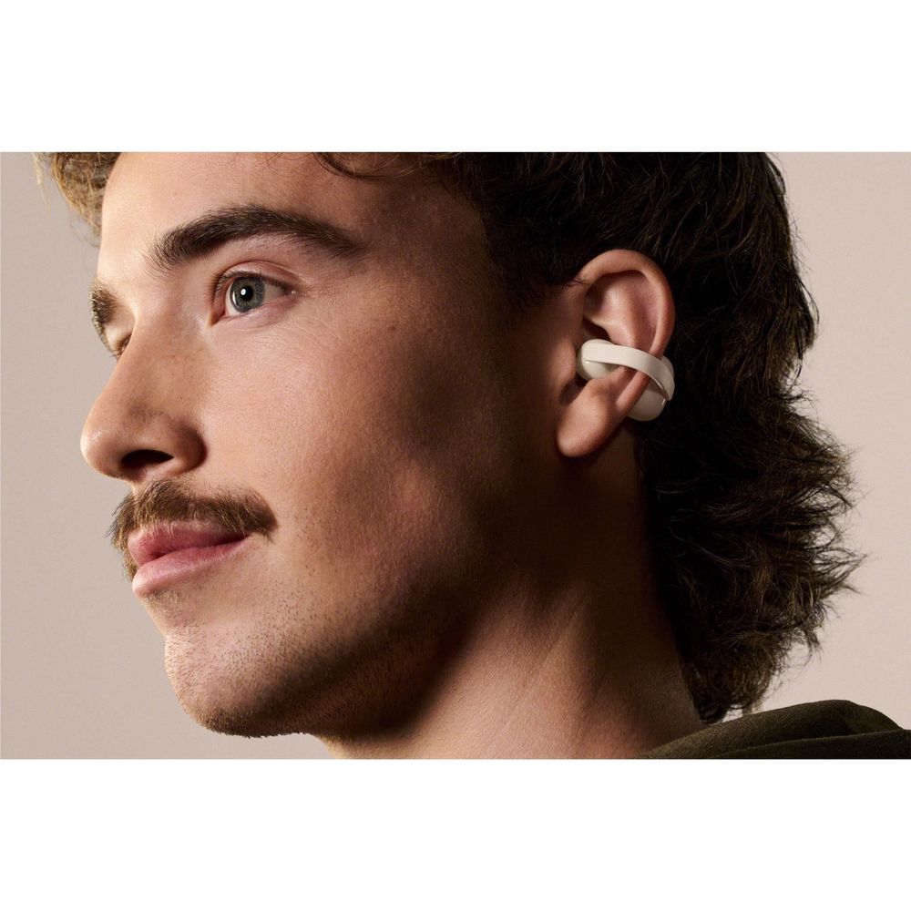 Sony LinkBuds Clip Truly Wireless Earbuds (Greige)