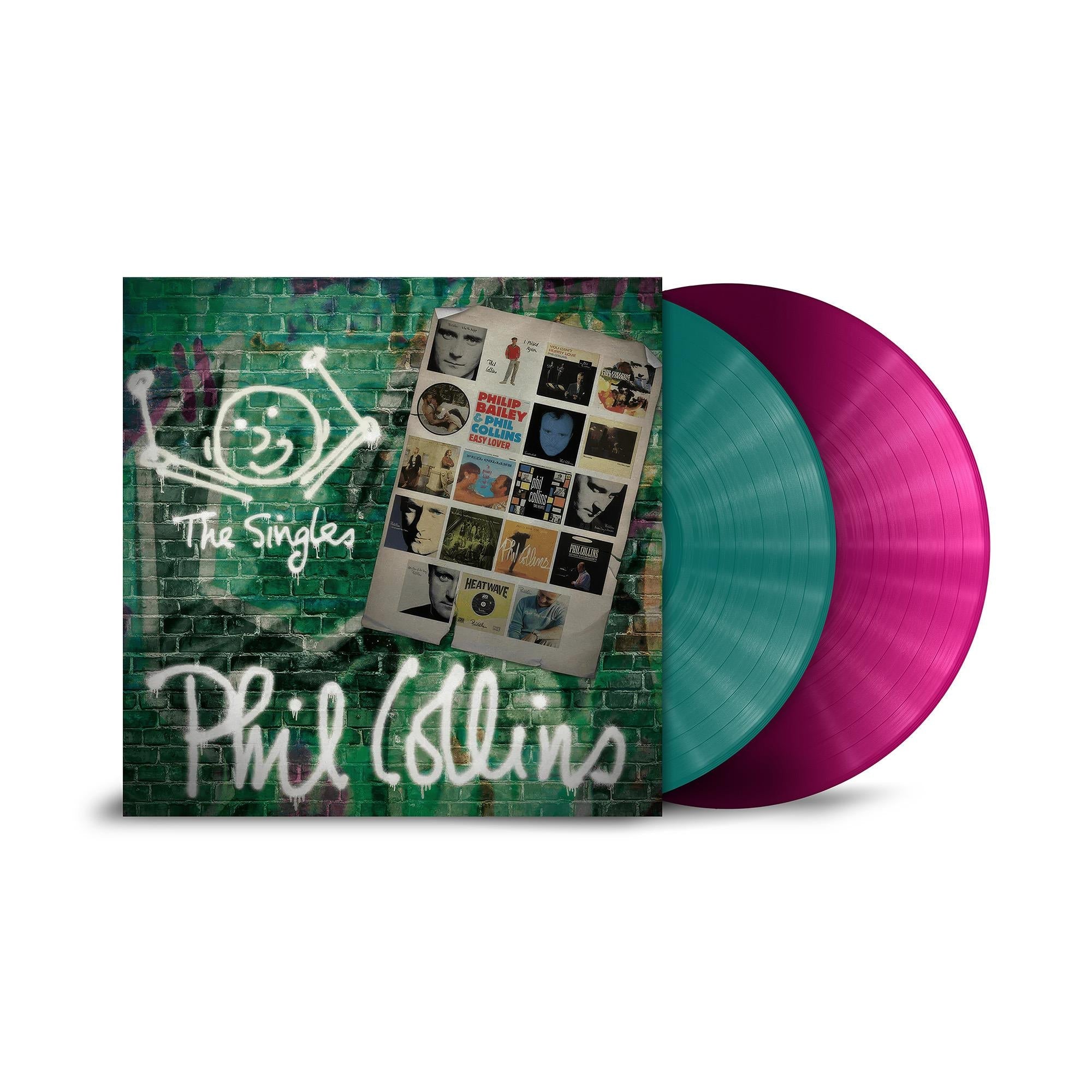The Singles (Limited Magenta / Green Vinyl) - By: Phil Collins