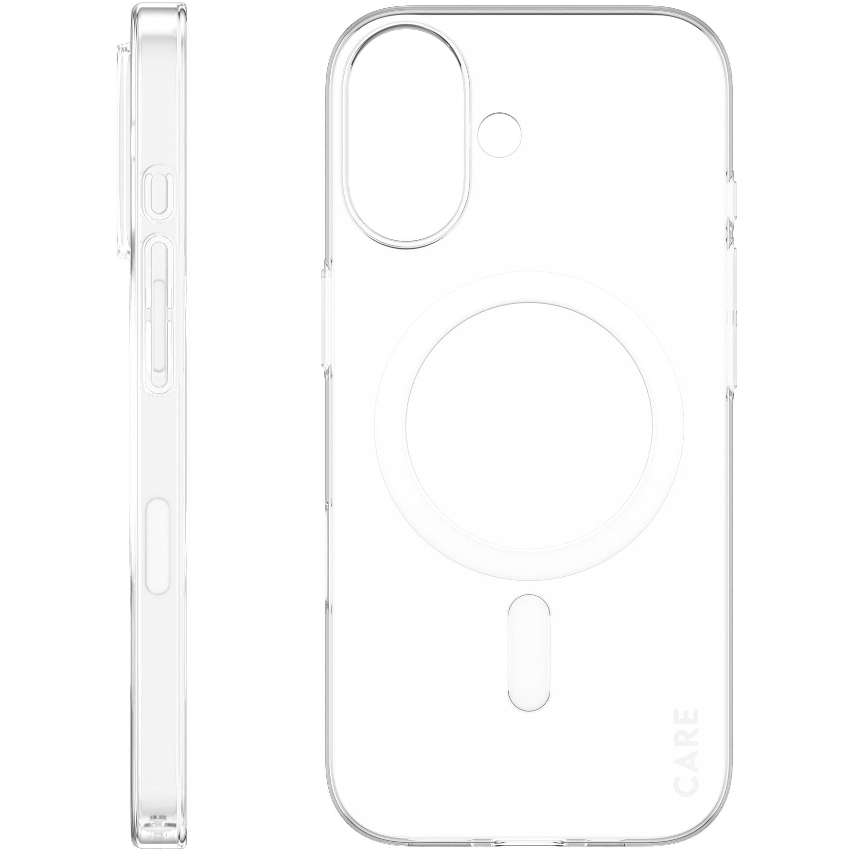 CARE by Panzer Slim Case for Apple iPhone 17 (Clear)