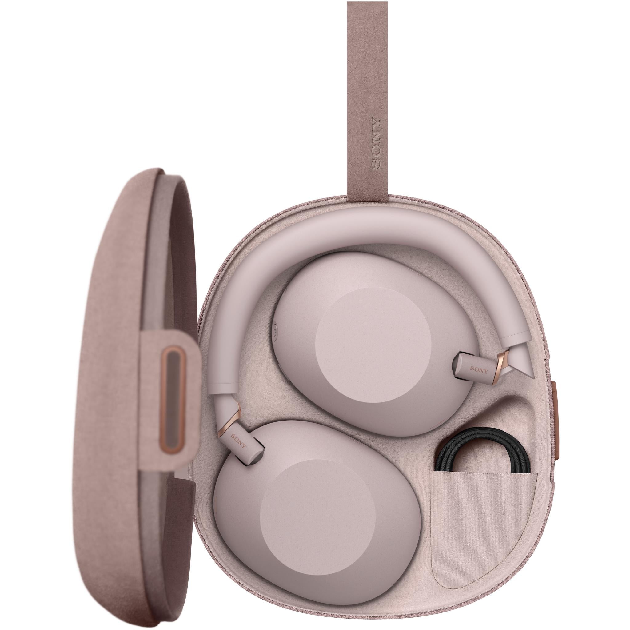 Sony WH-1000XM6 over-ear headphones in Sand Pink, image 7 - Over-Ear Headphones at Tech Supply Shed NZ