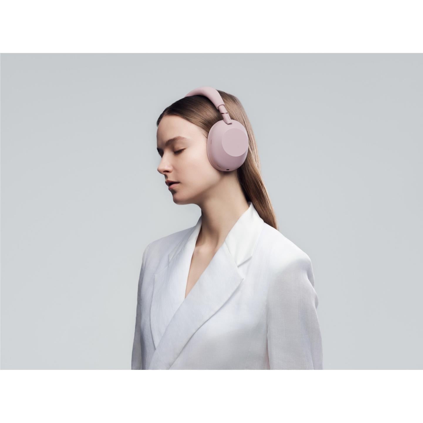 Sony WH-1000XM6 over-ear headphones in Sand Pink, image 10 - Over-Ear Headphones at Tech Supply Shed NZ