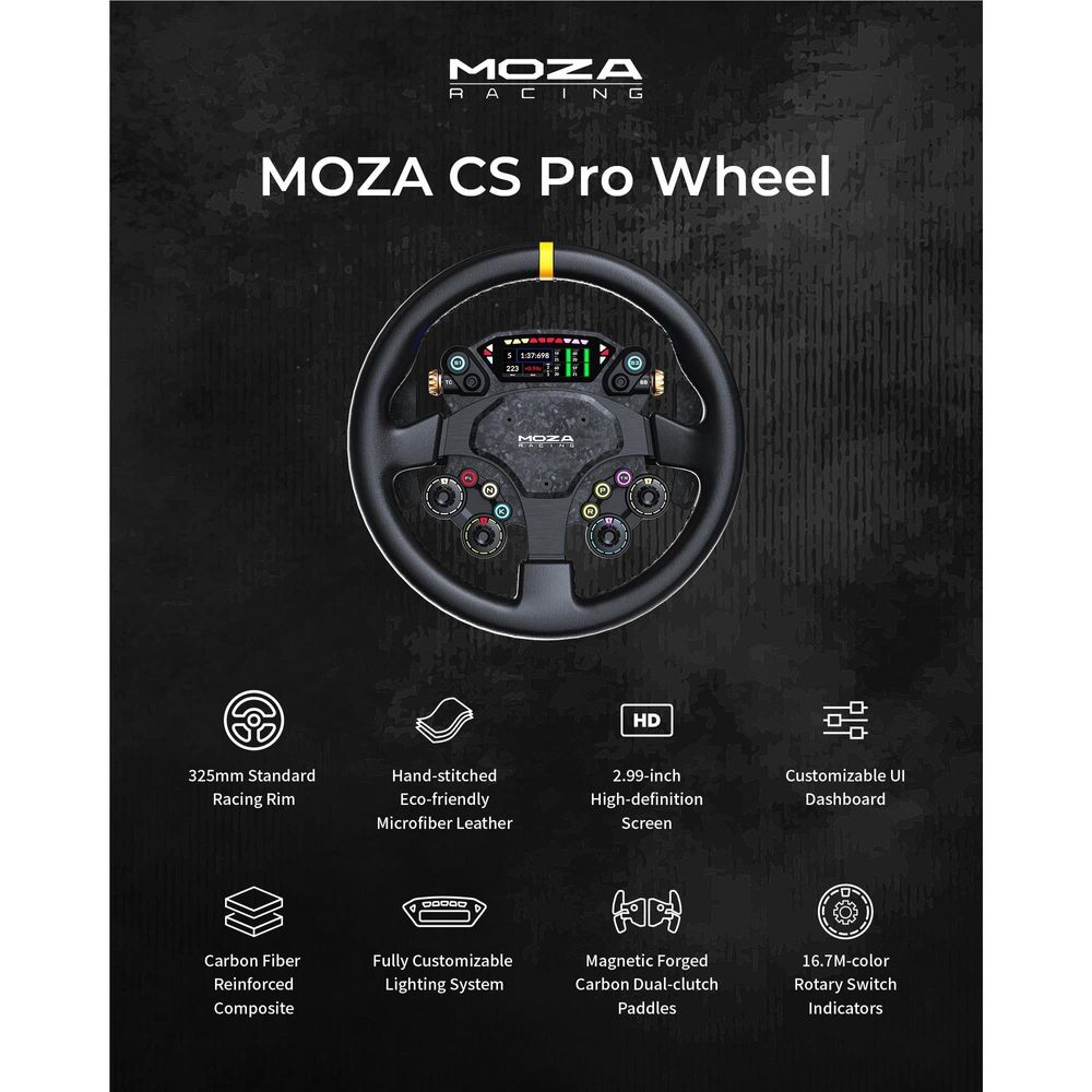 Moza CS Pro Steering Wheel