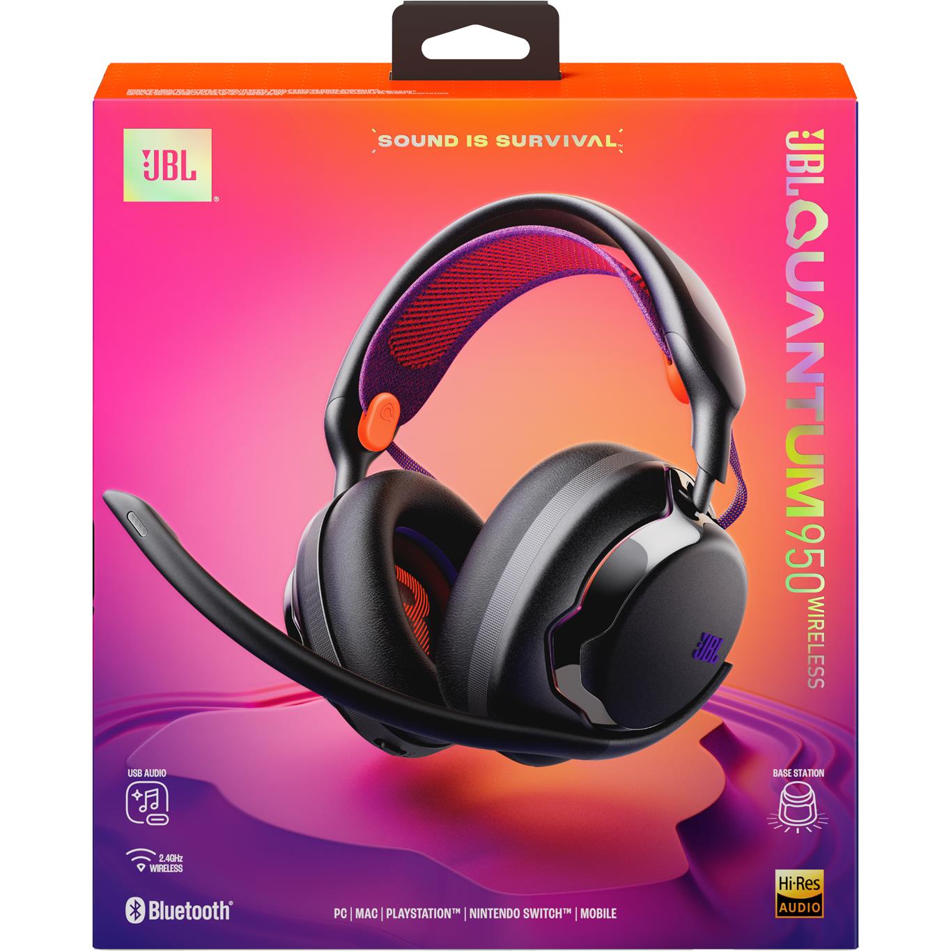 JBL Quantum 950 Gaming Wireless Over-Ear Headset (Black)